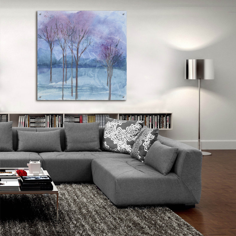 «Evening Serenade 1» par Chris Paschke, art mural en verre acrylique, H 36 po x l 36 po x P 0,2 po