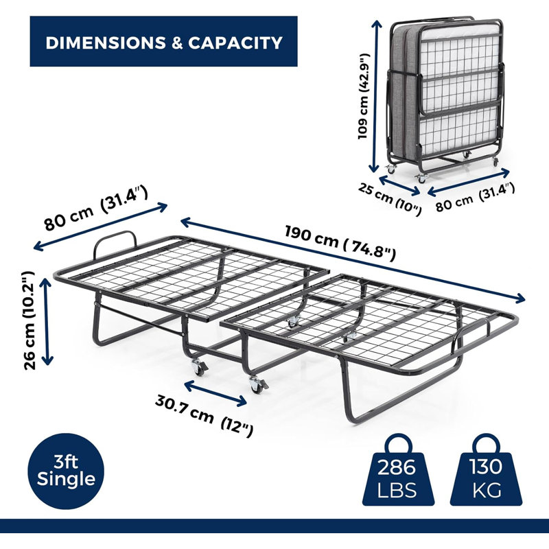 Bellas Metal Bed with Mattress