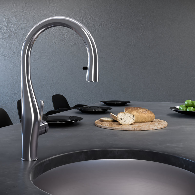 Houzer Vision Pull Down Kitchen Faucet, null