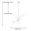 Arceo 4 - Light Dimmable Sputnik Chandelier