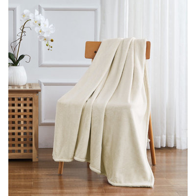 Jeté en molleton ultra doux et moelleux