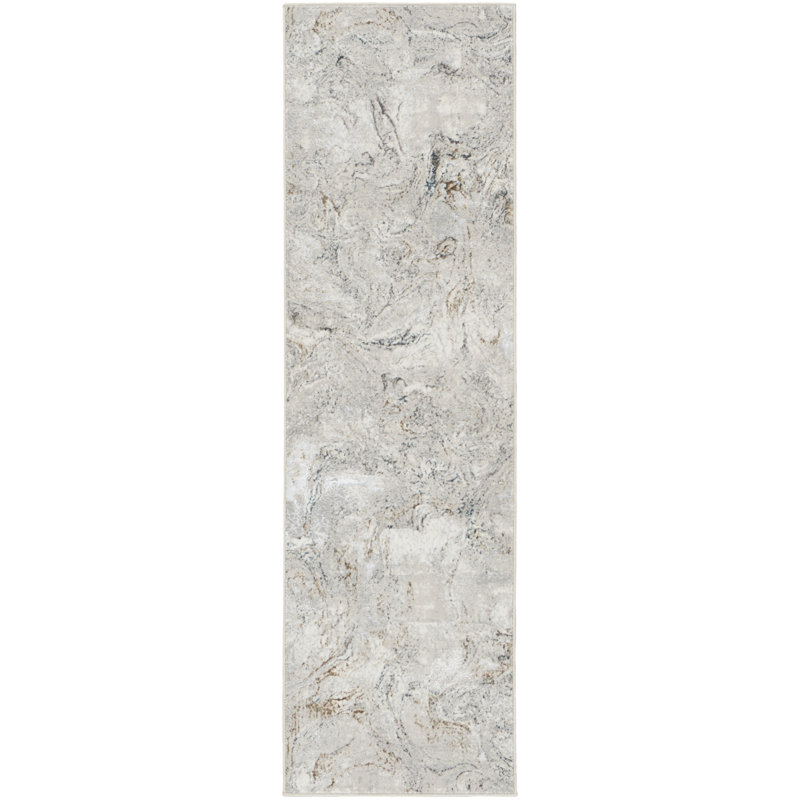 Brejae Abstract Indoor Rug, Runner 2'3" x 7'6"