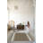 Brown Gray Theme Section Stripe Pattern Modern Machine Washable Decorative Rug-632647375