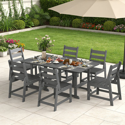 All Weather 7-Piece-Outdoor-Table-And-Chairs