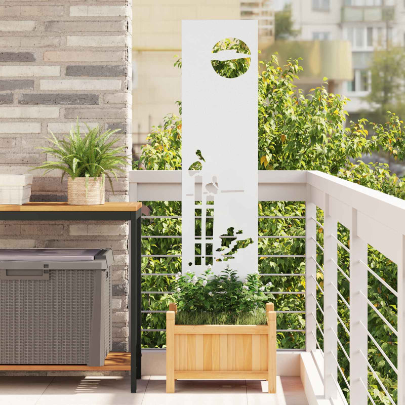 vidaXL Garden Privacy Screen Partition Outdoor Decor Modern Decorative Barrier