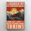 «Need To Have More Trains», reproduction d'art graphique sur toile tendue 1 pièce-1699903978