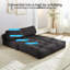 Support de dossier de canapé-lit pliant convertible 50 po, gris foncé-458768127-458768130
