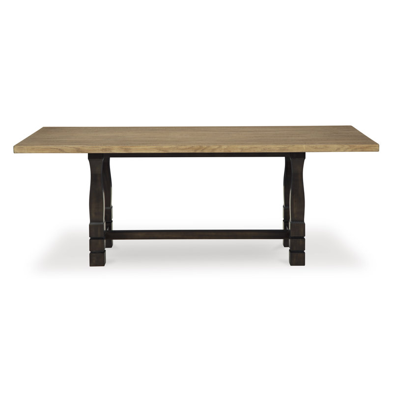 Francka Pine Solid Wood Base Dining Table