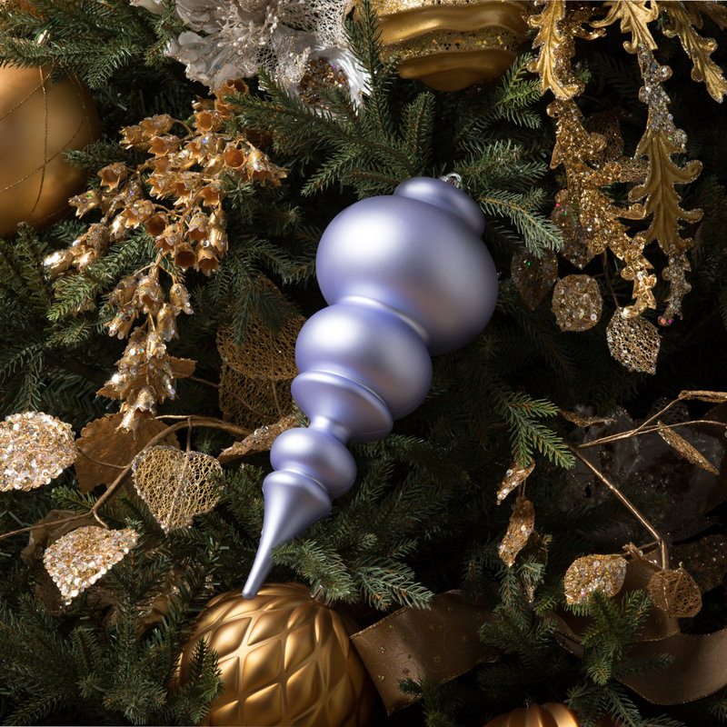 Ornement de Noël mat faîteau, Mauve