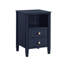 Table de chevet à 2 tiroirs Winston - Bleu minuit-717879121
