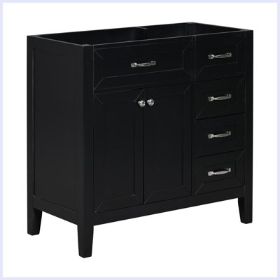 Modern Bathroom Vanity with Cabinet and Drawers