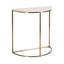 Console en marbre et métal demi-cercle-593048897