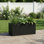 Jardinières rectangulaires en métal pour plantes d'extérieur