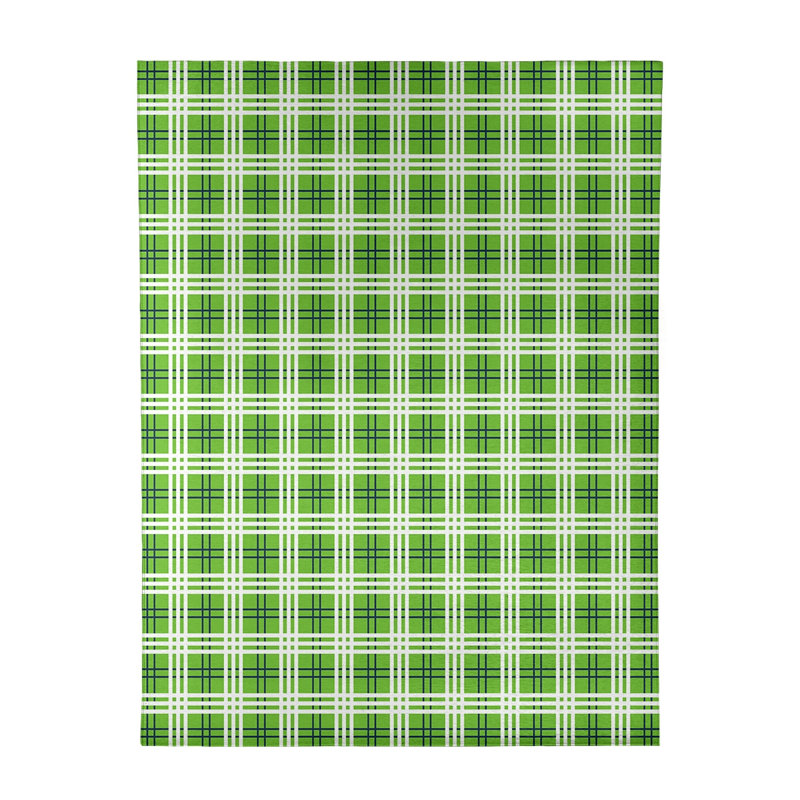 Plaid Indoor Rug, Rectangle 9' x 12'
