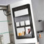 40 po X P 30 po Grande armoire à pharmacie rectangulaire en aluminium avec miroir H H