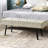 39.4" Corduroy Upholstered Bench-951263294