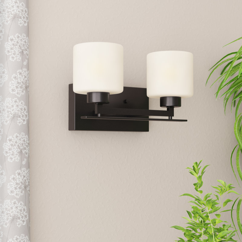 Garan 2 - Light Dimmable Vanity Light, Aged Bronze