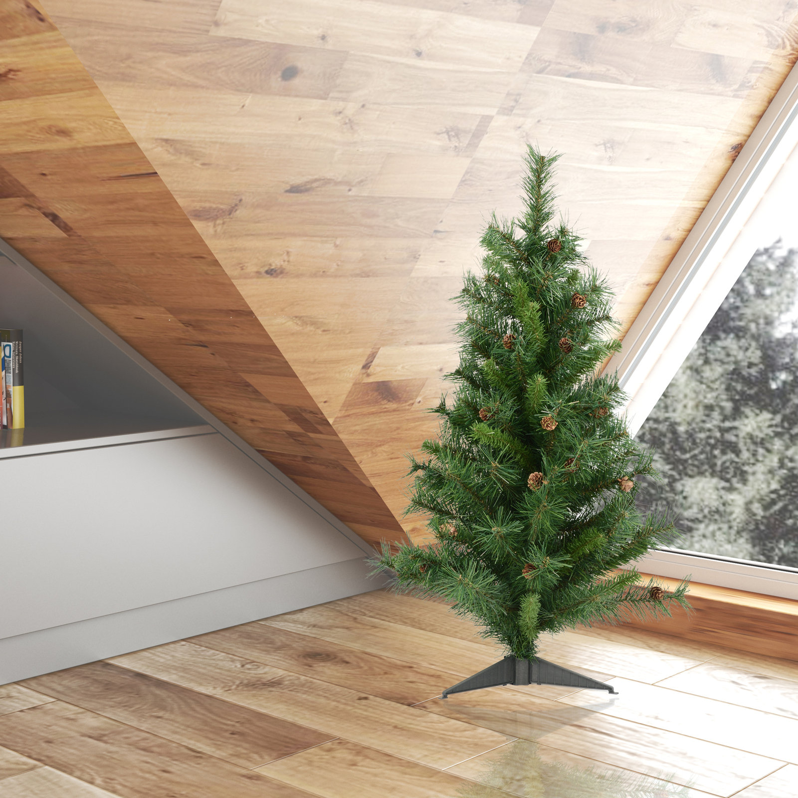 Nauman Cheyenne Pine Christmas Tree, 3' H