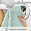 Tapis pour salle de bain 20 po x 30 po, poids lourd, toucher doux, séchage rapide et absorbant, microfibre à poils longs, envers en latex antidérapant, lavable à la machine, séchage à sec, antidérapant, décoloration, lavage facile-300721319