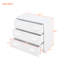 Lit mezzanine simple blanc avec structure en bois massif, armoire et tablette-936929426