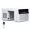 Climatiseur de fenêtre en forme de U 12 000 BTU Electactic - Ultra silencieux 45db avec vue complète sur la fenêtre, refroidit 550 pieds carrés, 6 modes et débit d'air à 4 voies, comprend une télécommande et un filtre lavable