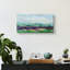  «May Lavender Field 1» par Silvia Vassileva, art mural en verre acrylique, 24 po x 12 po-1937398660