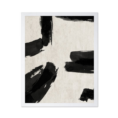 Coups de pinceau noirs no 1