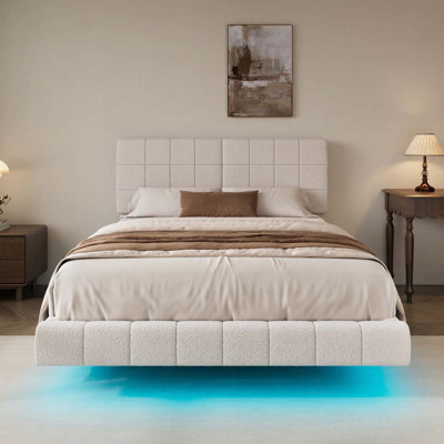 Lit flottant avec lumière Boucle