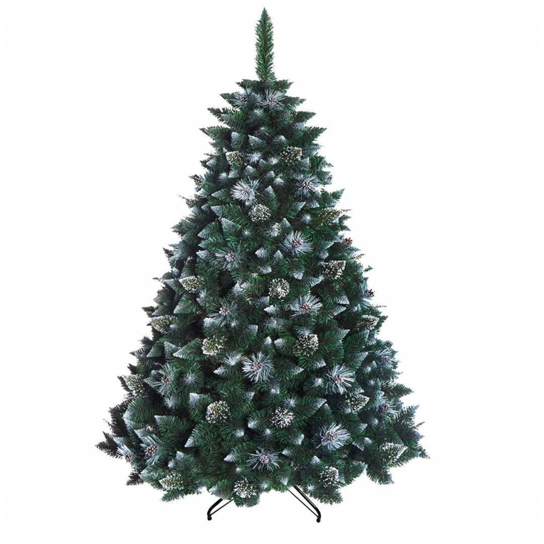 Künstlicher Weihnachtsbaum 220 cm Grün mit Ständer