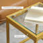 Tables gigognes en verre Homcom