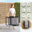 Verona Set of 2 Folding Zero Gravity Sun Loungers