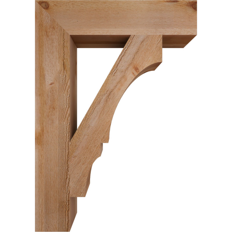 Support de bloc Balboa, Cèdre rouge de l'Ouest brut, L 6 po x P 28 po x H 40 po