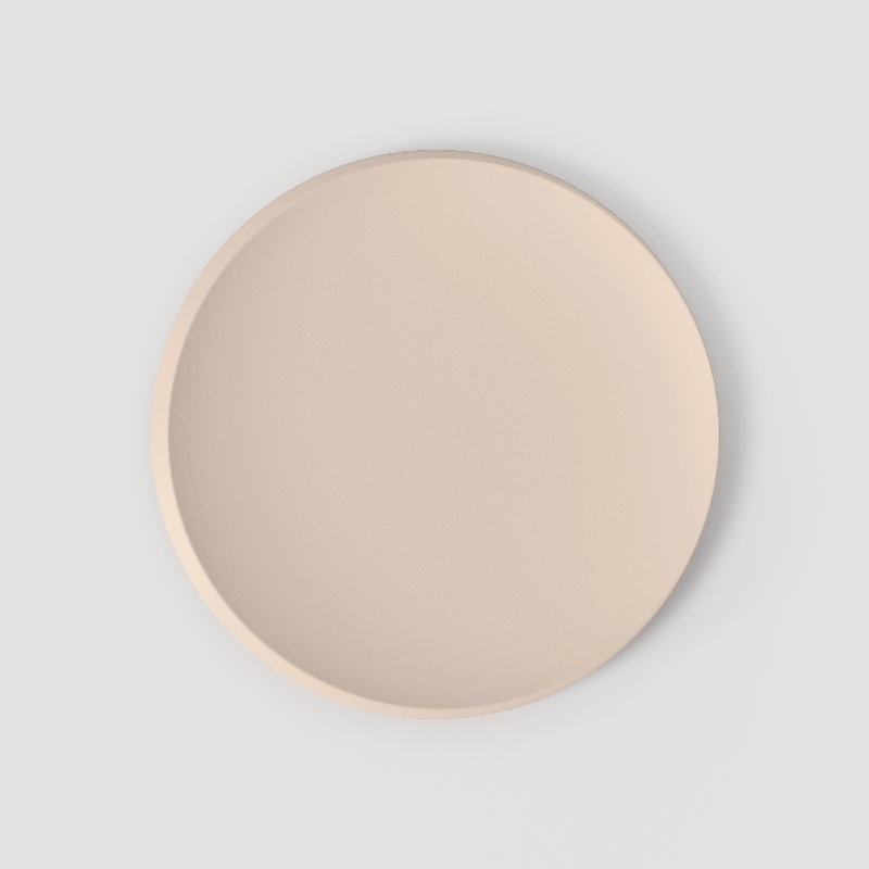 Villeroy & Boch - Assiette plate surdimensionnée beige NewMoon, porcelaine de qualité supérieure, 11,5 po