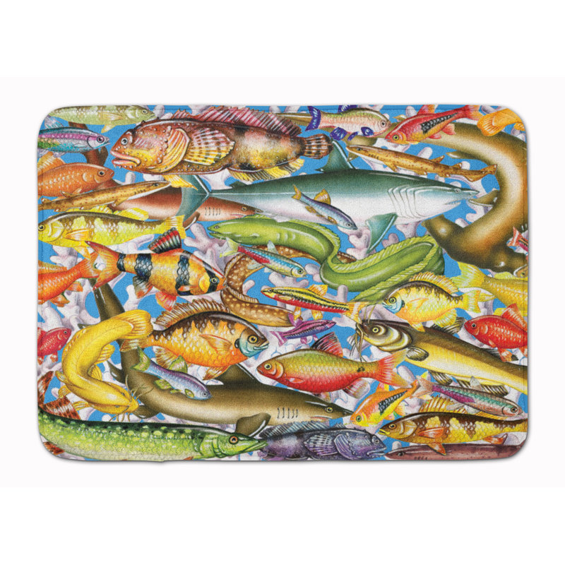 Tapis pour salle de bain Fish of the Deep