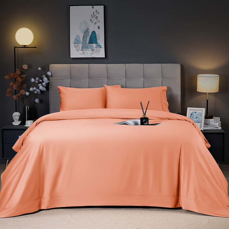 Ensemble de draps Gemmell, Corail