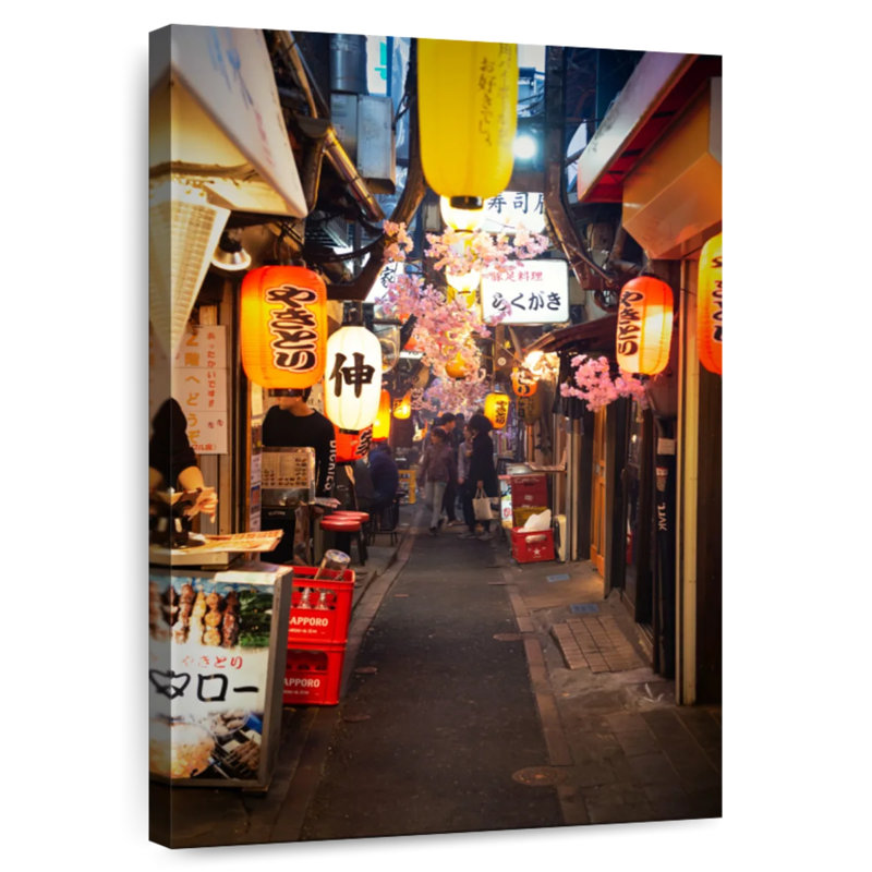 Aime Tokyo Omoide Yokocho By Night, 39" H x 26" W