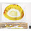 Tapisserie agate jaune en polyester avec accessoires suspendus inclus-28489649