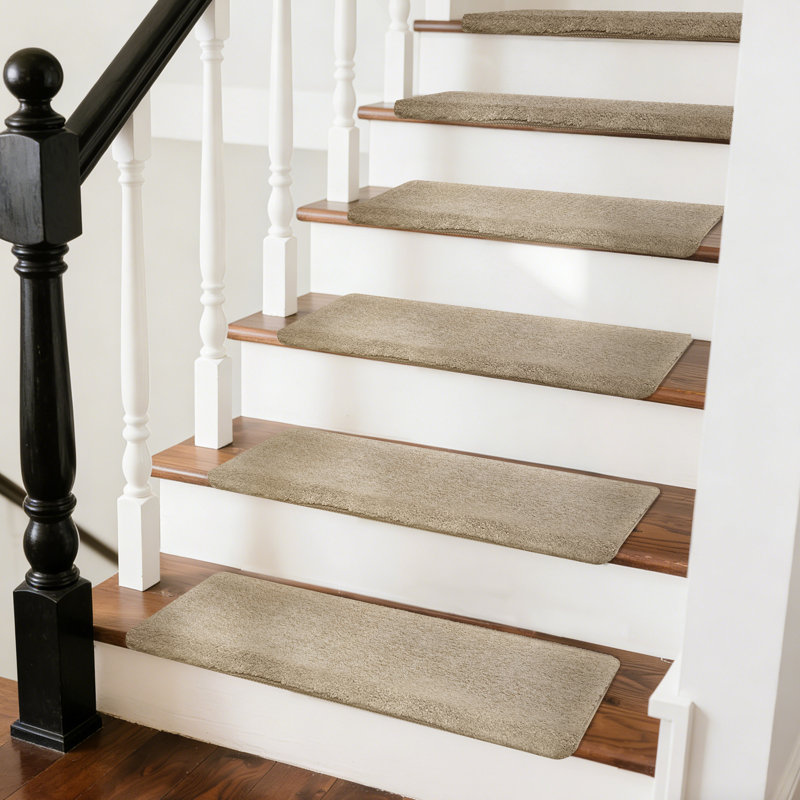Tapis d'escalier Monterey, Gris crème