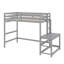 Lit mezzanine simple avec plateforme à échelle-68555736