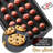 Baking Sheet Set, 3-Piece Cookie Sheet Set With Silicone Handles, Steel Baking Pans Set, Durable Baking Sheets For Oven, BPA Free Cookie Sheets For Baking Nonstick Set, Sheet Pan