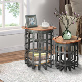 Meriwether Solid Wood Top Nesting Tables