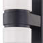 Severine 2 - Bulb Integrated LED Frosted Glass Outdoor Armed Sconce-26823797