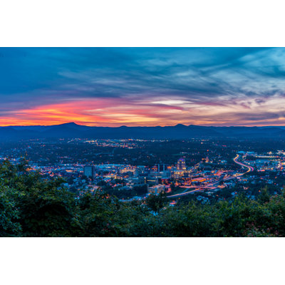Roanoke Virginia - photographie sur toile tendue