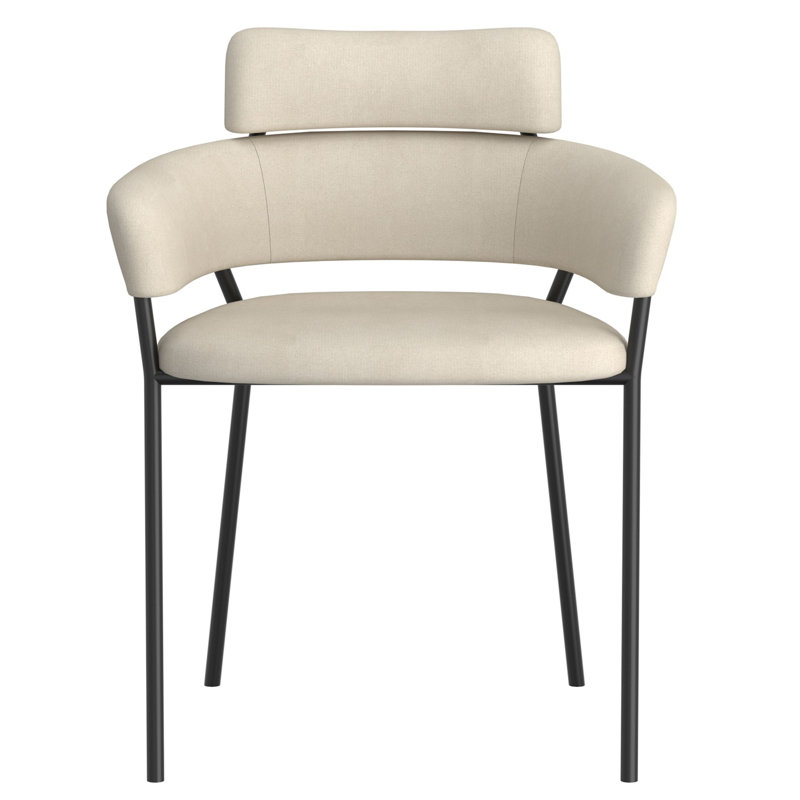 Ensemble de 2 chaises de salle à manger Axa, Beige
