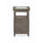Randell Glass Top 2 - Drawer End Table with Storage