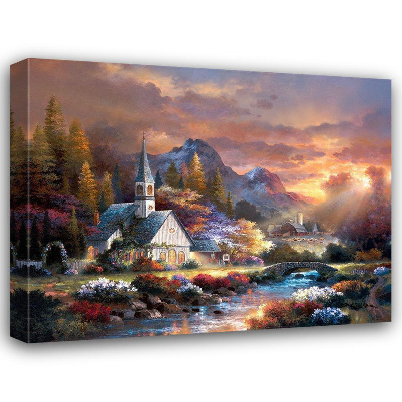 «Red Barrel Studio®», art sur toile tendue par James Gallery, «Morning of Hope», H 20 po x l 24 po