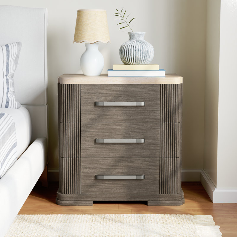 Montego 3 Drawer Nightstand
