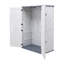 Outdoor White Storage Shed