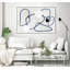Midblue II, toile encadrée par Giant Art