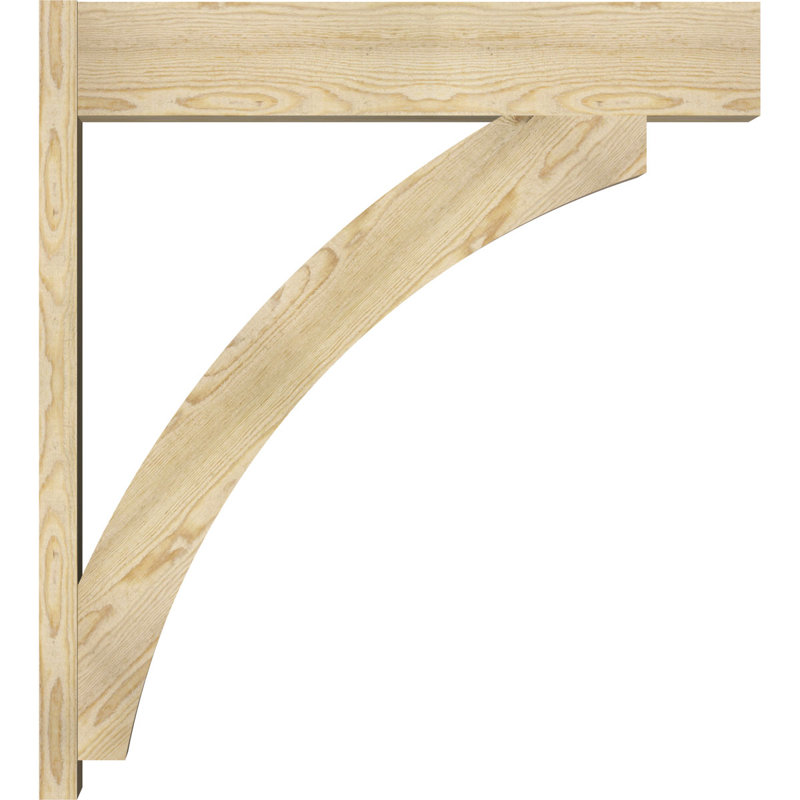 Bloc de bois rustique Thorton, P 38 po x H 38 po, Cèdre rouge occidental l 7 1/2 po (lisse)